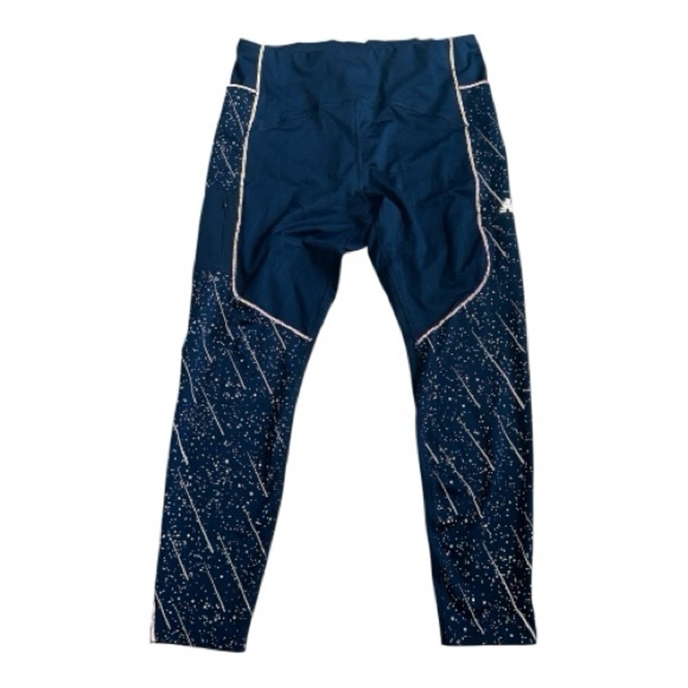 New Balance Women’s Dark Blue Winter Lined Leggings w/ Reflective Details, Sz M